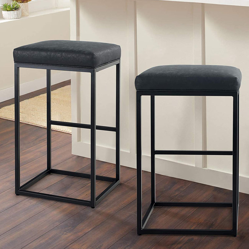 Maison Arts Counter Height Bar Stools Set Of 2 For Kitchen Counter